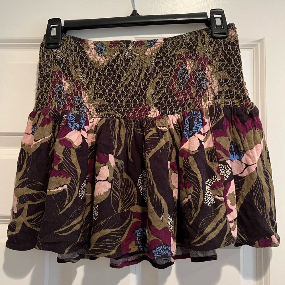 Free People Multicolor Mini Skirt